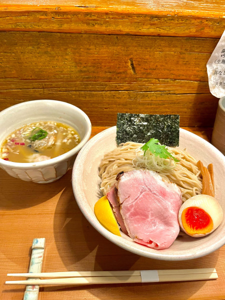 「【限定】牡蠣のつけ麺、2玉【TP】追い飯」@Homemade Ramen 麦苗の写真