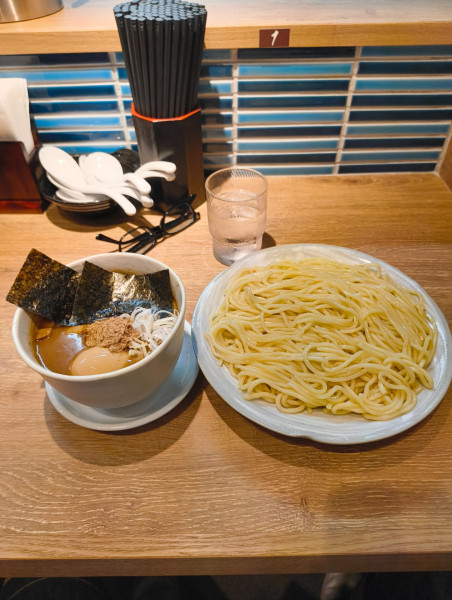 「得製つけ麺+特盛　1400円」@風雲児 横浜店の写真