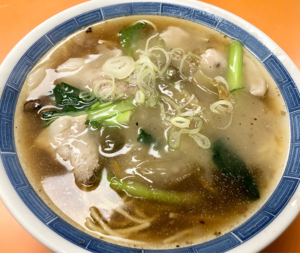 「搾菜ソバ　800円」@ふく龍の写真