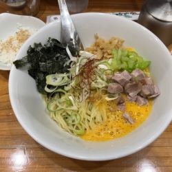 【夏季限定】冷やし納豆まぜそば（細麺）