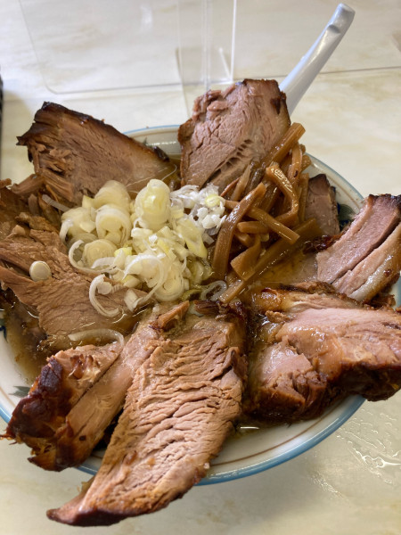 「チャーシューメン　1150円」@ラーメンハウス 東寺町店の写真