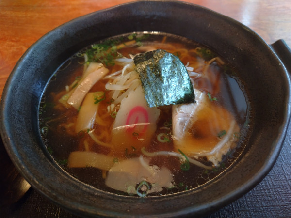 「屋台風ラーメン　醤油」@お食事処 心音の写真