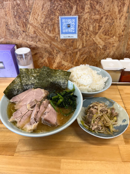 「チャーシューめん並(¥1000)+白ねぎチャー(¥50)」@えんふく家の写真