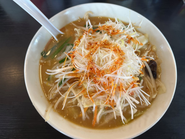 「味噌野菜たんめん　ねぎ　860円」@幸楽苑 戸田店の写真