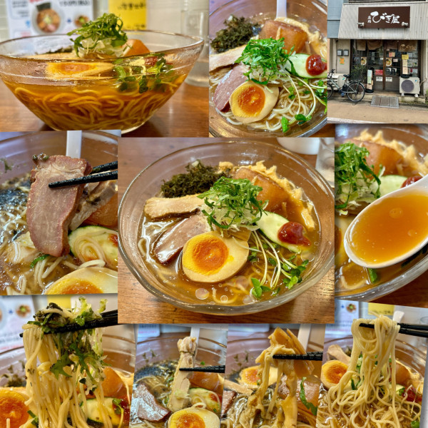 「【夏季限定】冷やし醤油らーめん1150円」@麺処 びぎ屋の写真