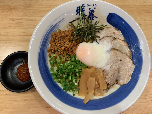 「暖暮油そば」@ラーメン暖暮xらーめん酒場暖暮 E・ZO FUKUOKA店の写真
