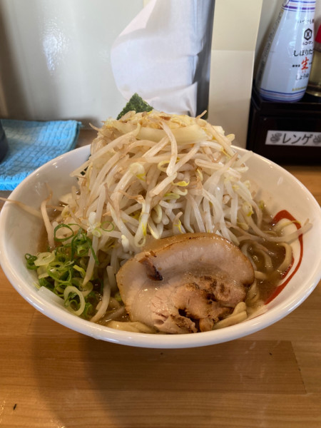 「二郎系ラーメン 1010円」@麺’sBLAND 文蔵BLACKの写真