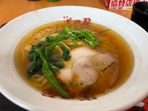 「しょうゆラーメン」@大衆食堂 半田屋 サンシャインスクウェア小名浜店の写真