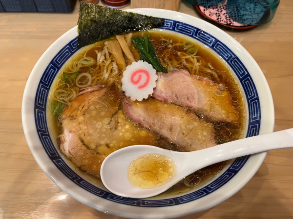 「白河手打ち中華そば（大盛）」@白河手打中華そば 大志 ヱビスヤいわき分店の写真