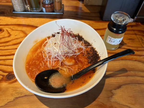 「夏麺第3弾　達人っぽい人謹製 海老チリ冷麺♪」@麺場 浜虎 横浜店の写真