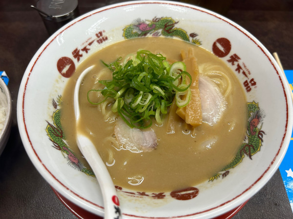 「こってり（並）＋小ライス」@天下一品 池尻店の写真