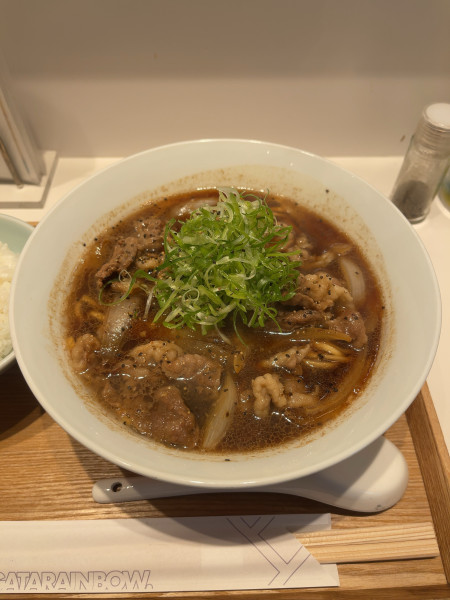 「黒毛和牛そば（1600円）」@上方レインボーの写真