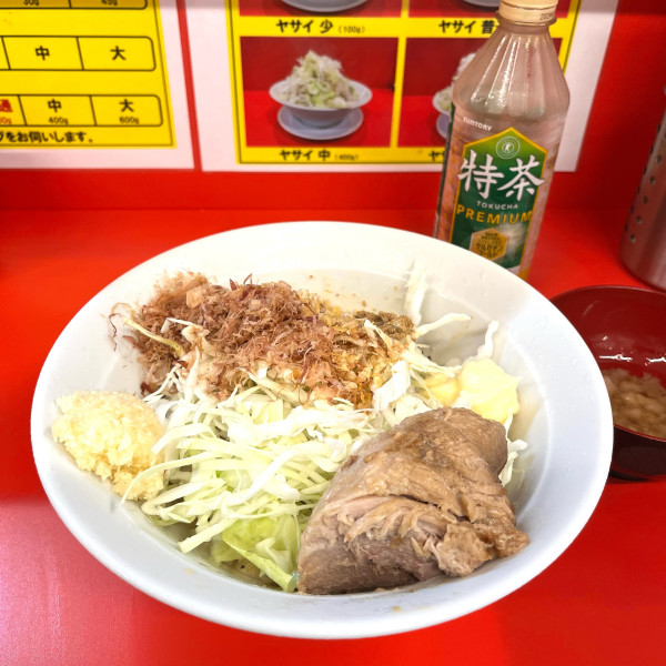 「限定　冷やしゴマ汁無し」@ラーメン ノックアウト 小松川店の写真
