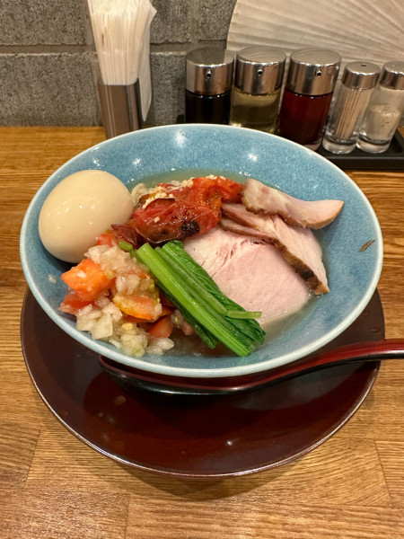 「冷たい蟹そば」@麺処 青野の写真