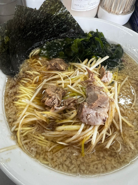 「ネギラーメン中盛り、ミニネギ丼」@ラーメンショップ 122号騎西店の写真