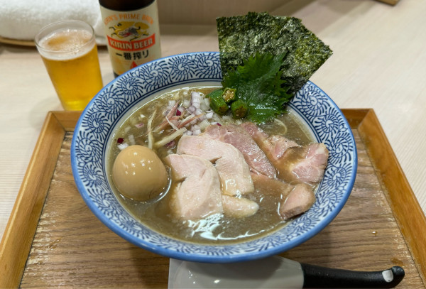 「【限定】冷やし特製煮干しそば（醤油）¥1550」@煮干しつけ麺 宮元の写真