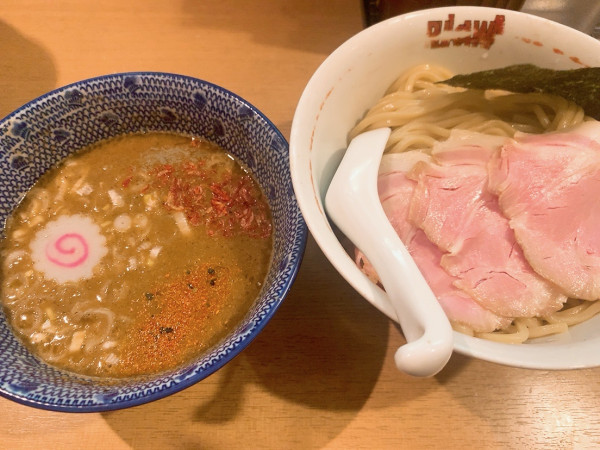 「濃厚海老醤油つけ麺」@中華そば 流川の写真