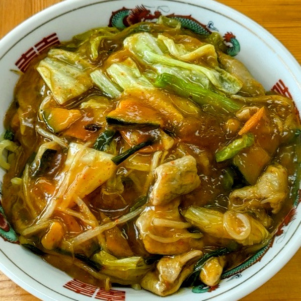 「ホルモン冷やし（大盛）900円」@ホルモンラーメン 玄海の写真