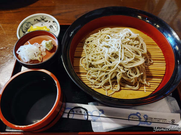 「十割そば（もり：1,400円）」@西金砂そばの郷 そば工房の写真