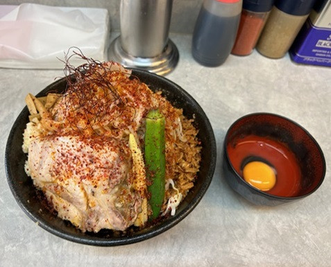 「限定B 冷やし獄閻魔まぜそば 1,100円。」@豚仙人 吉野町本店の写真