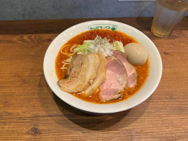「特製トマトラーメン　チーズごはんセット（1450）」@トマトラーメン カッパハウス 国分寺店の写真