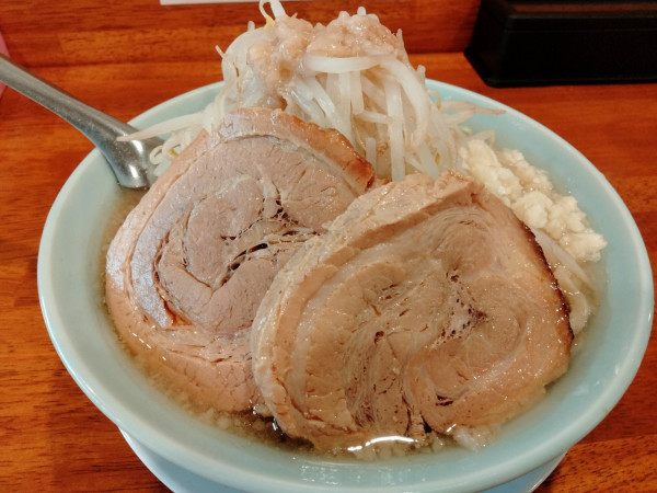 「わし＋豚1枚」@汁麺屋 どっぷりしやがれの写真