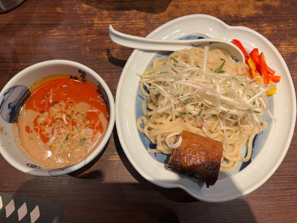「冷やし担々つけ麺（大盛り）1100円」@麺屋武蔵 神山の写真