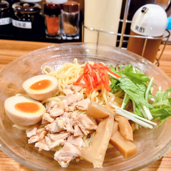 「冷やし中華」@横浜家系ラーメン 壱角家 芝公園店の写真