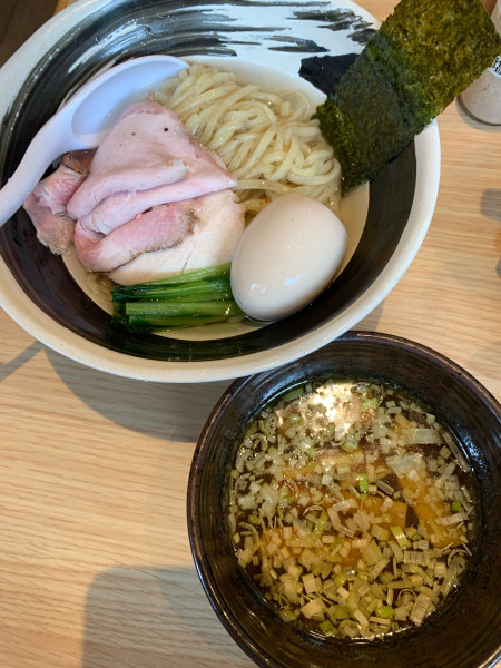 「味玉鰹昆布水つけめん」@麺将 Bushiの写真