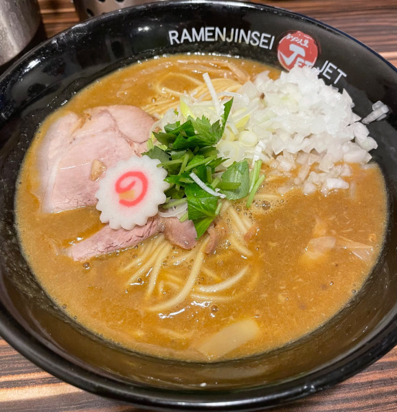 「カレーラーメン」@ラーメン人生 JET 福島本店の写真