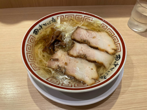 「冷やかけ中華そば」@中華そば専門 田中そば店 武蔵境店の写真