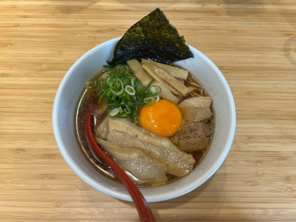 「ばら玉そば」@らぁ麺 ちり葉の写真