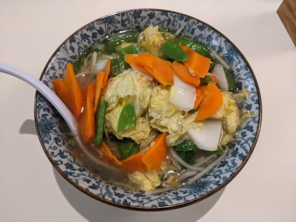 「タンメン：13.50€」@来々軒 restaurant lai-lai kenの写真