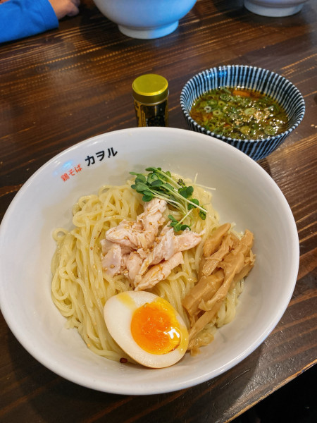 「鶏つけそば」@鶏そば カヲルの写真