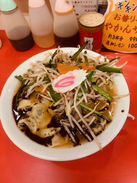 「ワンタンもやしそば 900円」@新御茶ノ水 萬龍の写真