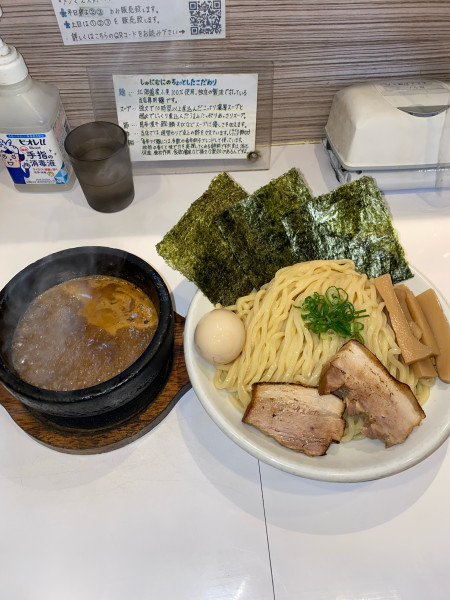「辛刺激つけ麺全部入り大盛1辛¥1,150円」@ぶっと麺 しゃにむにの写真