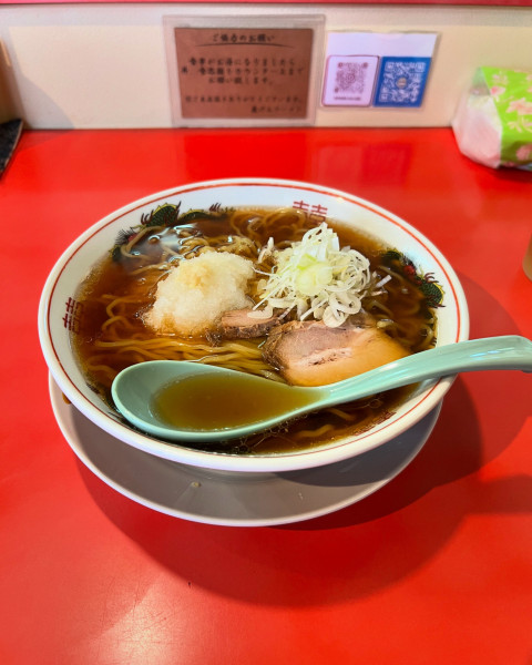 「朝ラーメン大盛り」@義けんラーメンの写真