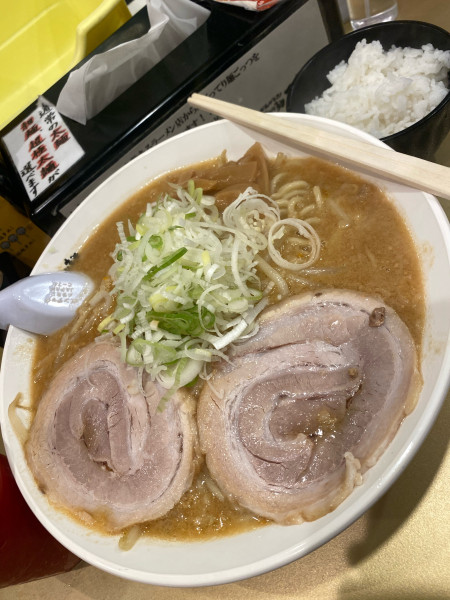 「味噌ラーメン　半ライス」@超ごってり麺 ごっつ 秋葉原店の写真