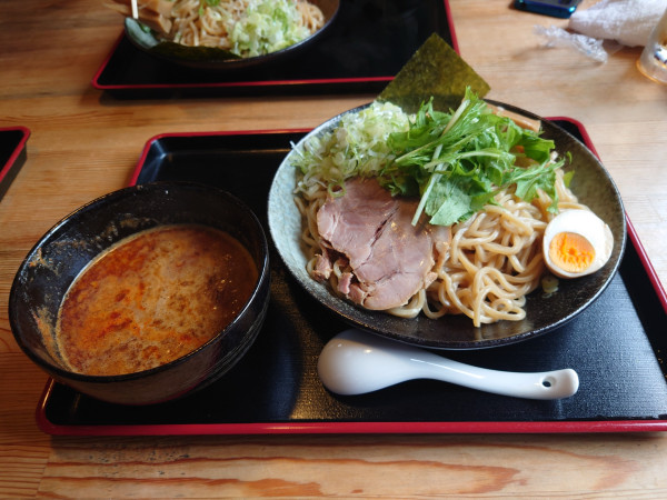 「辛つけめん　激辛」@めん処 酒家 咲はるの写真