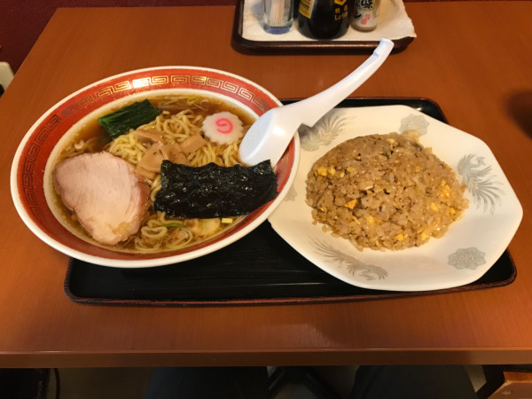 「半チャンラーメン 1,000円」@中華料理 幸楽の写真