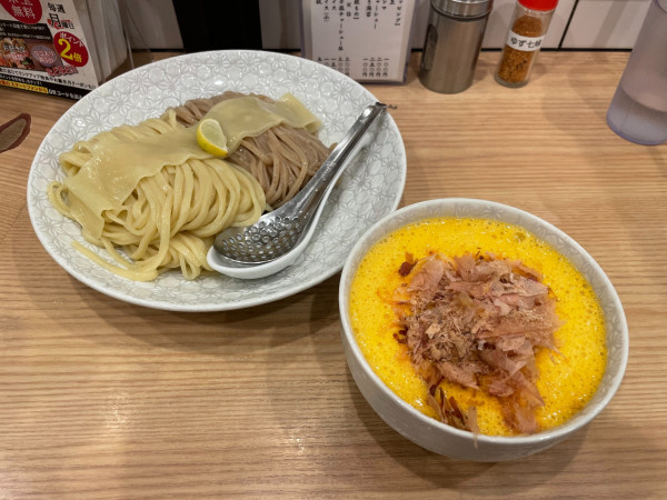 「合盛りつけ麺+納豆」@麺や 麦ゑ紋の写真