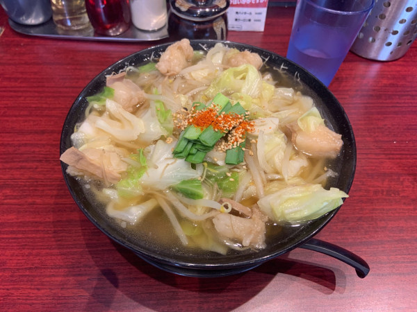 「渋ホルらーめん」@GaGana RAMEN 極 渋谷店の写真