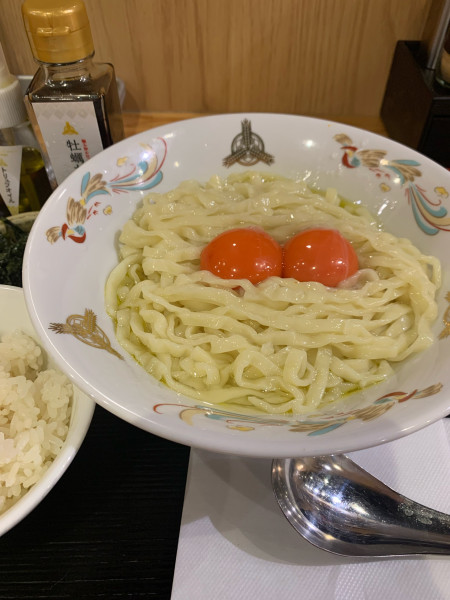 「たまごかけ麺」@三田製麺所 アトレ浦和店の写真