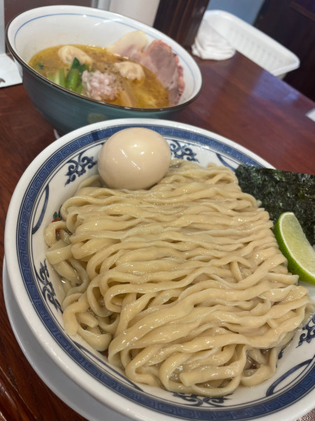 「特製鰹昆布水つけ麺(塩)」@中華そば 千乃鶏の写真