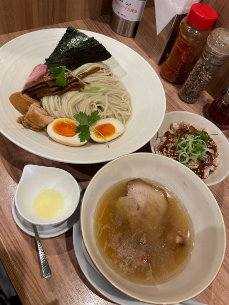 「特製塩つけ麺+中盛+スタミナ丼(卵なし)」@麺処 ほん田 秋葉原本店の写真