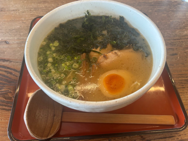 「岩のり塩らーめん」@支那そば 竹風の写真