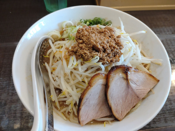 「塩まぜそば900円」@麺処 あんかつの写真