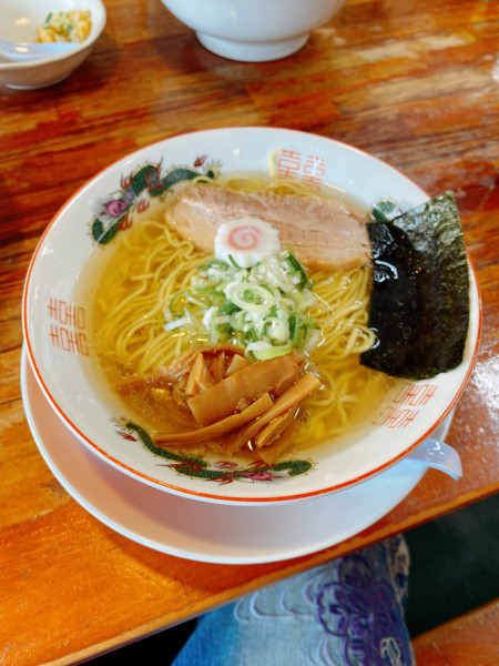 「昔ながら中華そば　塩」@会津ばんだいらーめん 伊勢崎店の写真