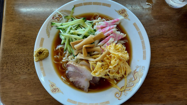 「冷やし中華 750円」@廣洲園の写真