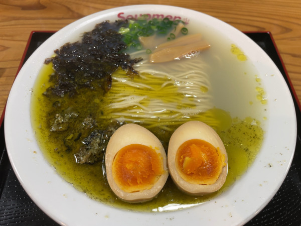 「塩 牡蠣塩らぁ麺 味玉入り」@Soupmenの写真